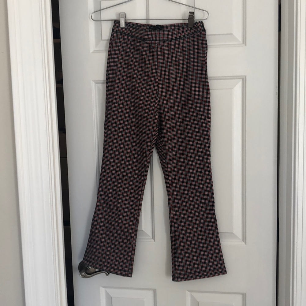 Urban Outfitters Plaid Flare Pants